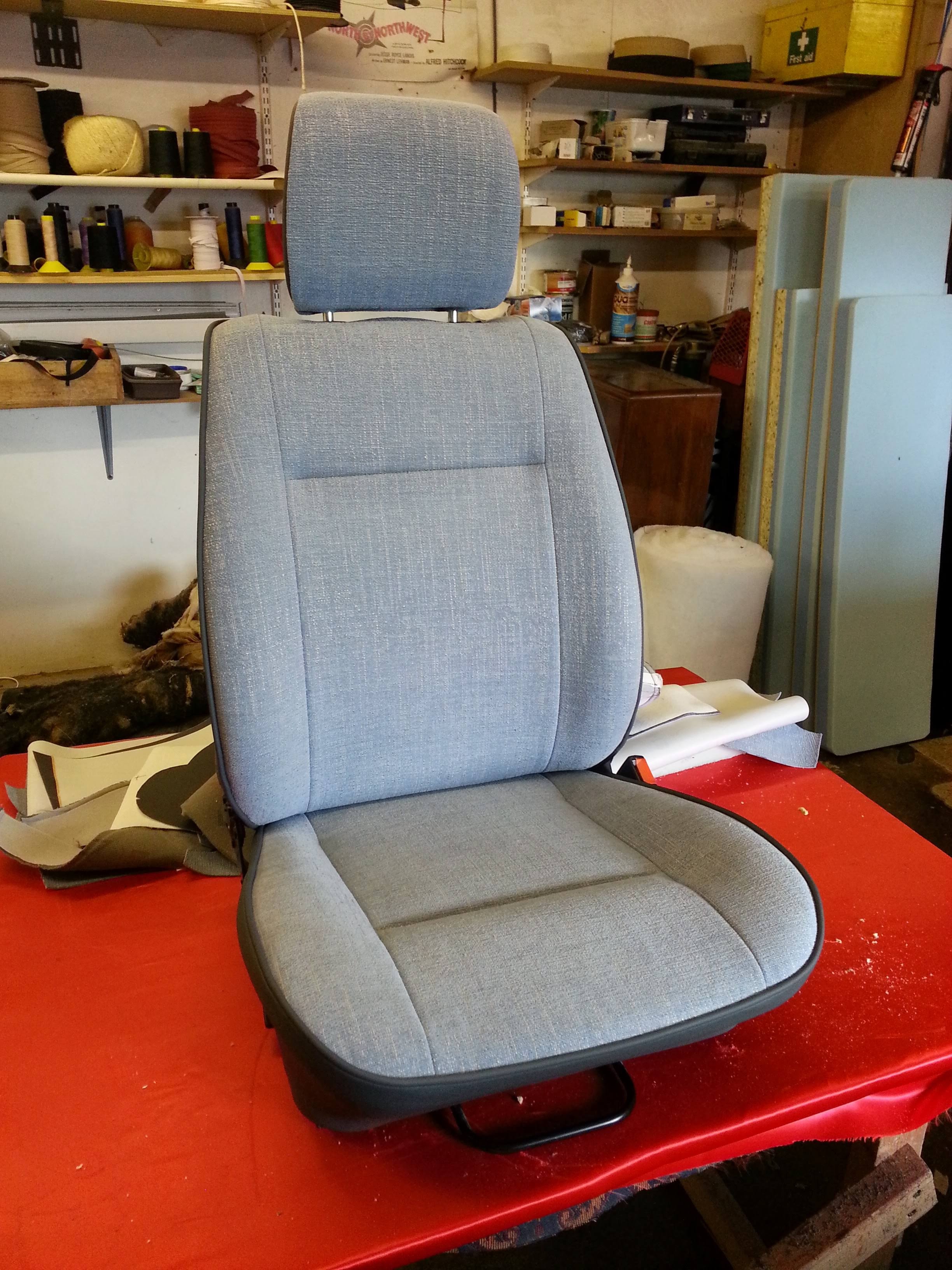 Car seat re-trim