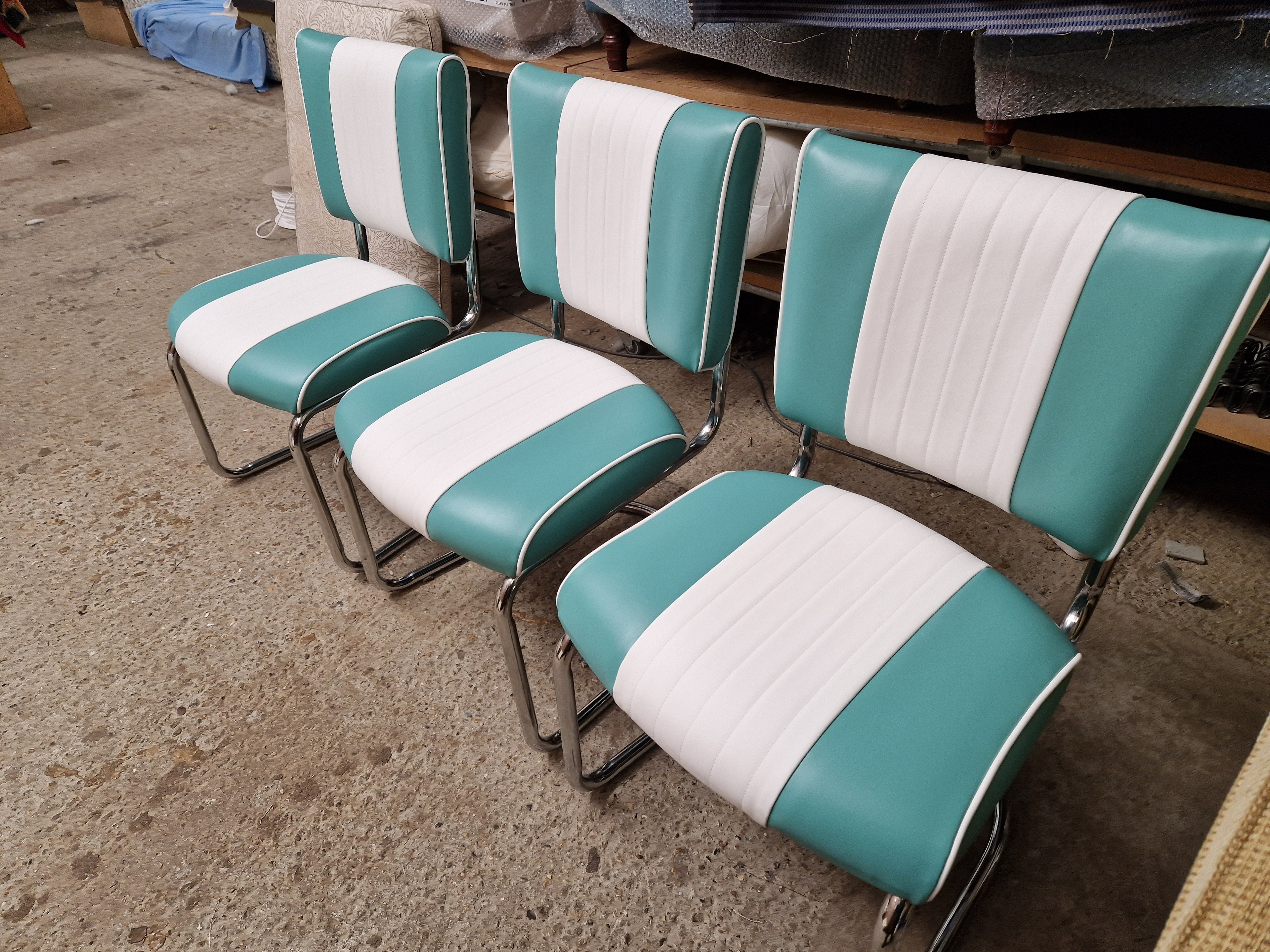Retro diner chairs